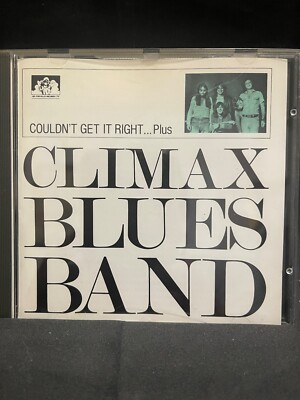 Climax Blues Band : Couldnt Get It Right CD 1988 IMPORT