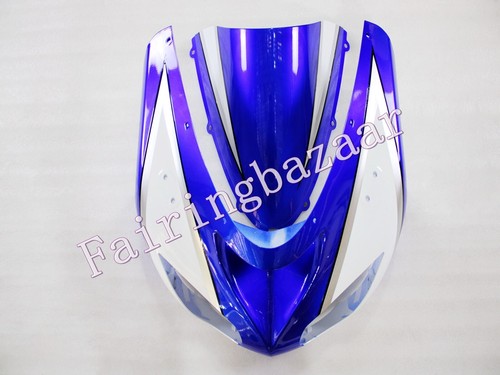 Kit de carenado de carrocería de inyección ABS azul blanco plata apto para 06 07 ZX10R - Imagen 2 de 6