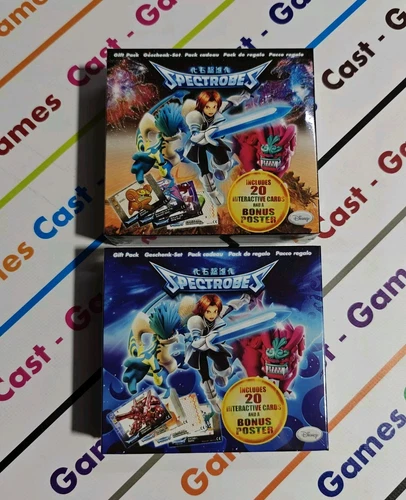 2 X SPECTROBES GIFT PACK - NINTENDO DS NEW SEALED PAL ITA - CARDS + POSTER