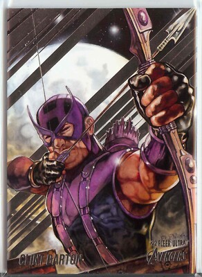 2022 Fleer Ultra Marvel Avengers Base Card #14 Clint Barton Hawkeye