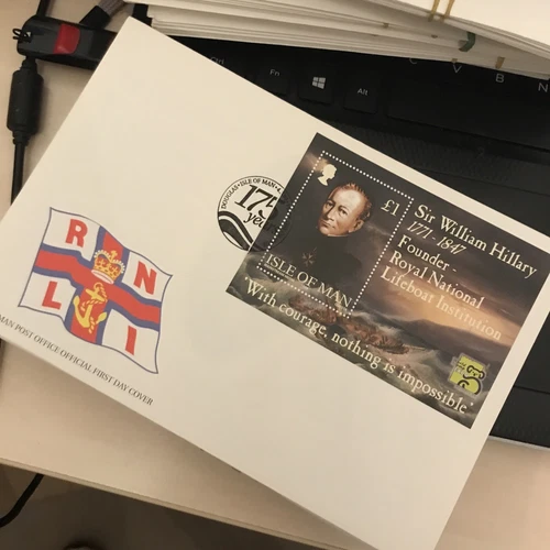 Isle of Man Stamps First Day Cover 1999 Sir William Hillary RNLI Minisheet U/A