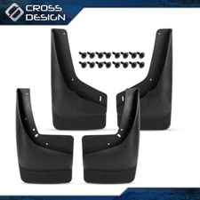 Fit For 1999-2007 Chevy Silverado Sierra  Front & Rear Splash Guards Mud Flaps
