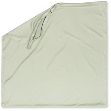 24" x 24" Cover Throw Pillowcases - 85/15 Nylon/Spandex Silky Cadet Grey