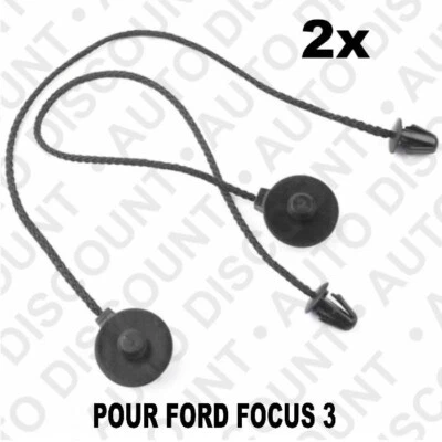MDKAUTOPART FICELLE CORDON FIXATION PLAGE ARRIERE COFFRE HAYON POUR FORD FOCUS 3