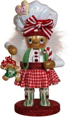 Kurt S. Adler HA0713 - Nussknacker Hollywood Gingerbread ''Baker Girl'' -25,4 cm-