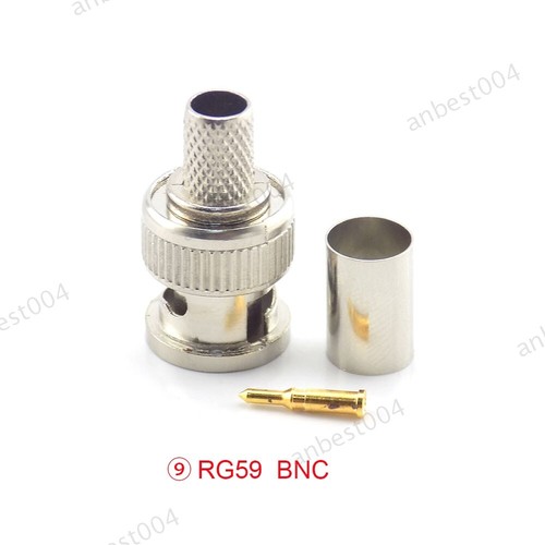 BNC series conversion RCA jack BNC RF Coaxial Cable connector Test Converter - Afbeelding 15 van 18