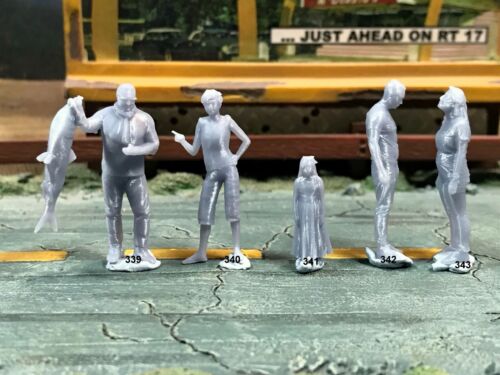 Personas en miniatura escala 1:64 - resina/sin pintar - ideal para figuras de dioramas #94 - Imagen 1 de 8
