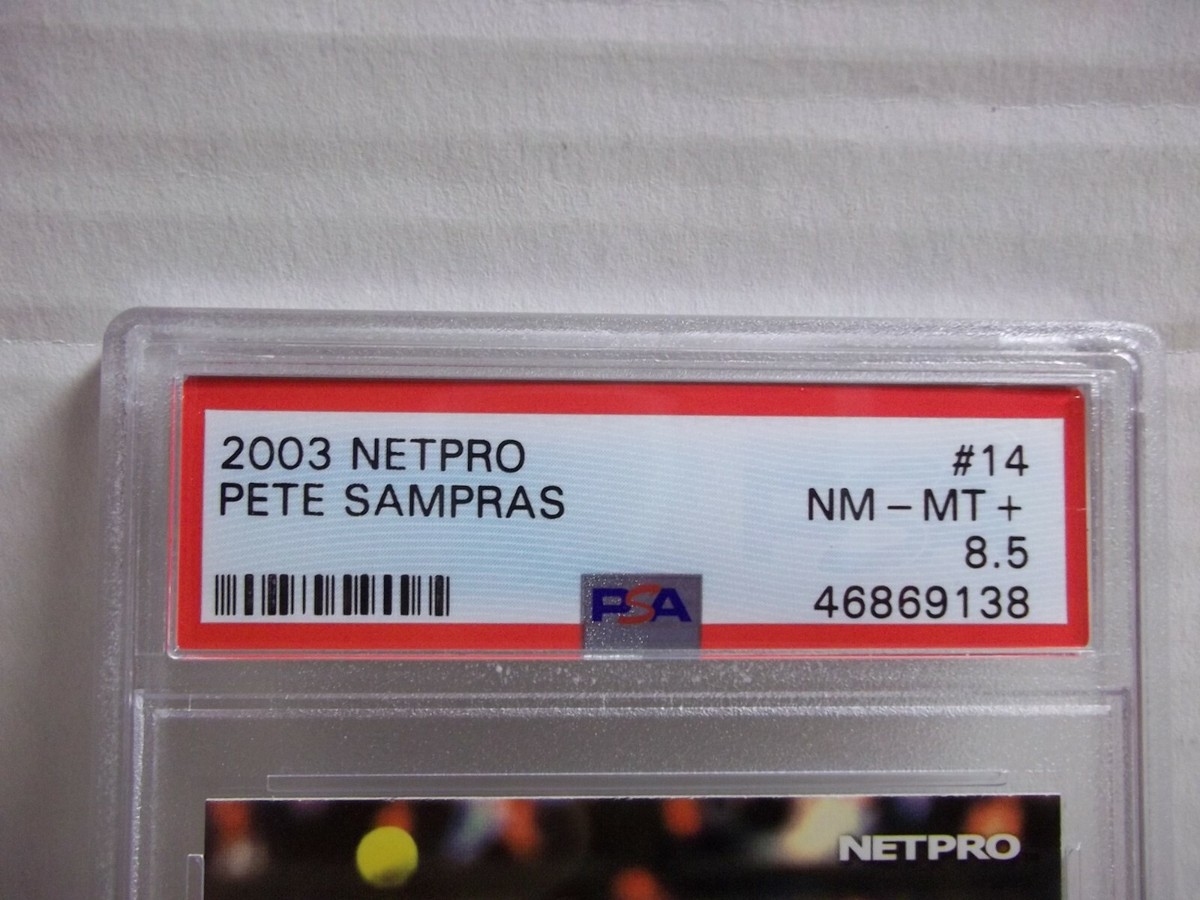 2003 Netpro Pete Sampras PSA NM-MT 8.5+ Tennis Card #14 ATP | eBay