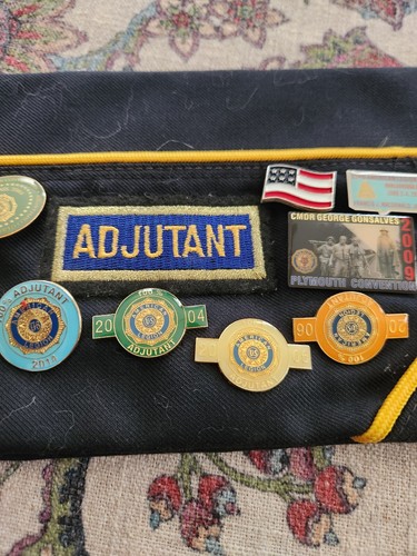 American Legion Hat Post #156 Waltham,Massachusetts 13 Pins - Picture 5 of 6