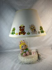 Jim Henson Muppet Babies Nursery Lamp Miss Piggy Vintage 1980 Works See Pics