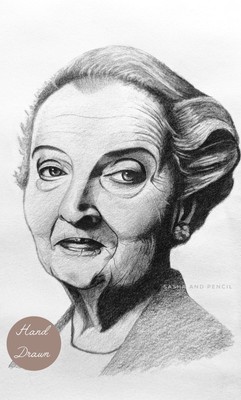 Handmade portrait lady female woman man order for her (CUSTOM DIGITAL DRAWING)