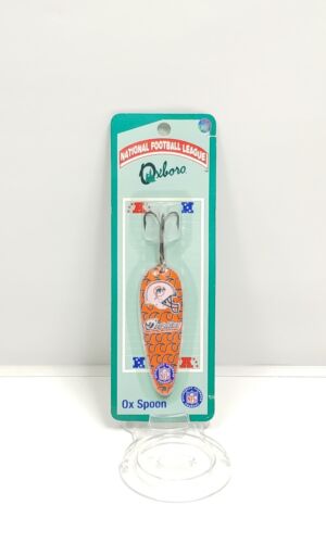 Oxboro NFL Miami Dolphins Spinner Bait Ox Spoon Key Chain Lot of 3 - Picture 2 of 5
