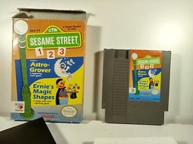 Sesame Street 123 Nintendo NES - Game and Box no Manual