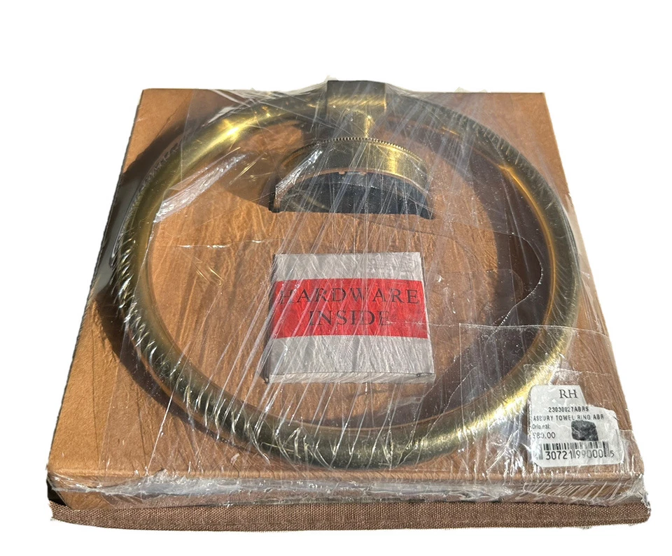 Anillo de toalla Asbury Restoration Hardware | Acabado: latón envejecido Foto 2 de 2