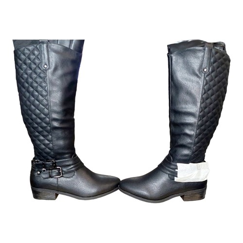 NUEVO EN CAJA Pares de Sueños Botas, Forradas de Negro, Espalda Acolchada hasta la Rodilla, Talla 8.5 - Imagen 3 de 7