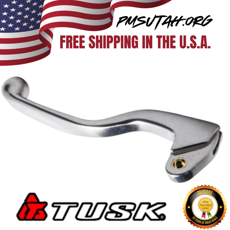 Palanca de embrague Tusk 2015-2025 Yamaha YZ85 YZ 85 plata pulida manillar izquierdo Foto 2 de 3