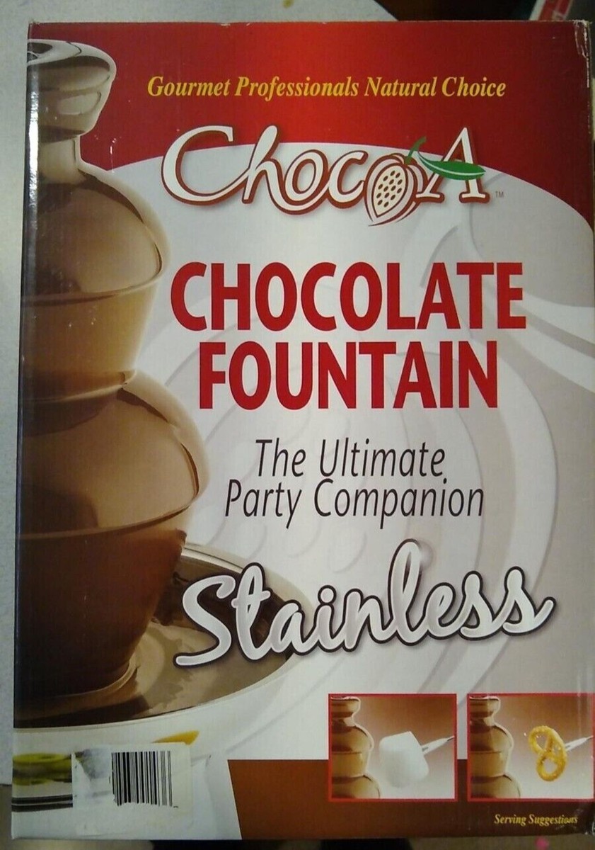 Fontaine Chocolate 12個 Chocolate Fountain Machine 4 Tier Stainless Steel Electric