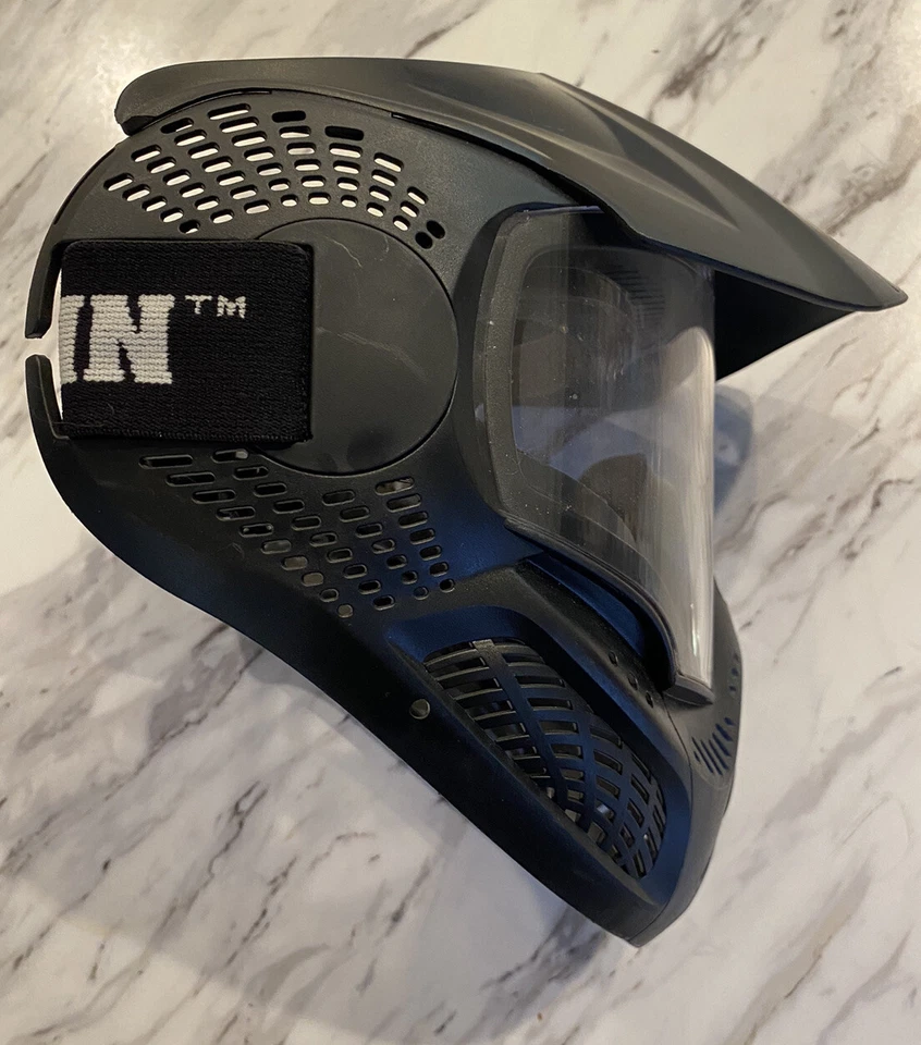 TIPPMANN 彩弹头盔全脸面罩护目镜黑色遮阳板 — 第 2/4 张图片