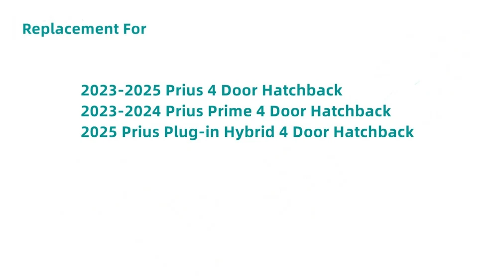 Heated Back Window Rear Glass For 2023-2025 Toyota Prius / Prius Prime / Plug-in Foto 4 de 4