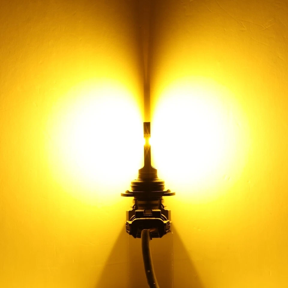 AUXBEAM 9006 HB4 LED Headlight Bulbs Conversion Kit Low Beam 3000K Amber Bright - Image 3 of 4