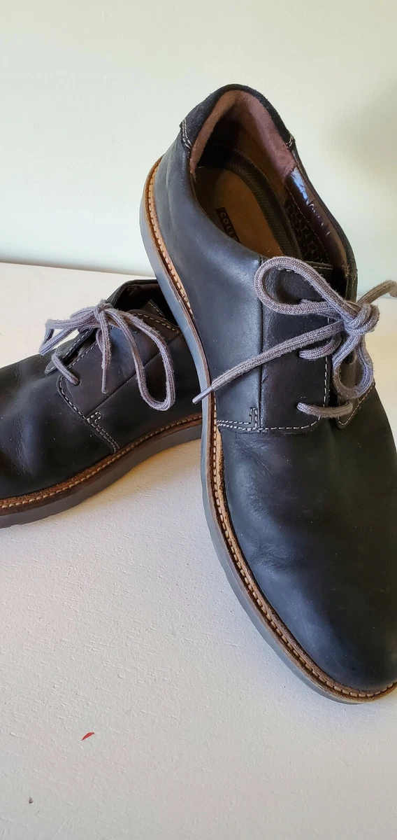 Clarks Men s Black Grandin Plain Oxford Shoes 10.5 Great Condition