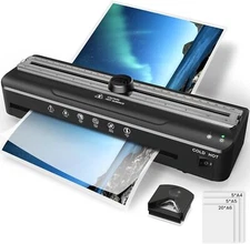 Laminator Machine A4 9"with 20 Sheets Cold/Thermal Cutter + Corner Rounder