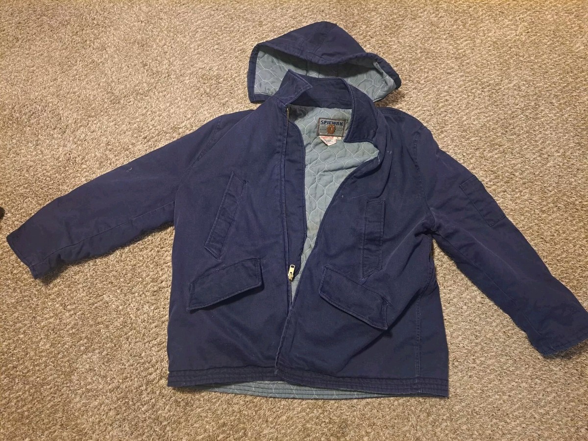 Spiewak Golden Fleece Blue NYC Outerwear Zip Weatherproof Jacket/Hood XL