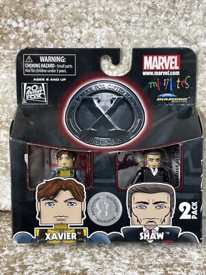2011 Minimates MARVEL 2 figure set XAVIER & SHAW two pack ToysRus Exclusive