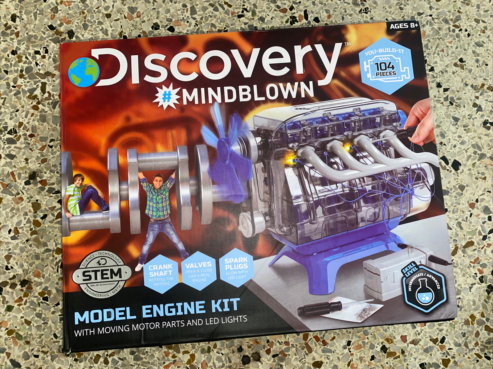 Discovery Mindblown DIY Toy Model Engine Building Kit NEW In Box | eBay