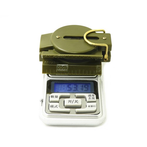 Boussole Portable Pliante Militaire – Camping Extérieur Navigation Précision