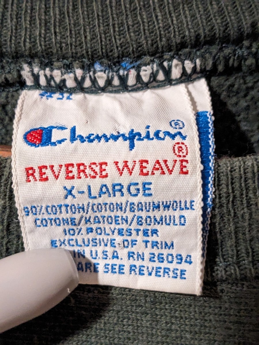 トップス CHAMPION - 90s REVERSE WEAVE / GREEN /XL Vintage Champion 