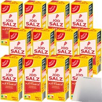 Gut&GüNstig Jodsalz Mit Fluorid Besonders Rein 12X500G Packung Usy Block