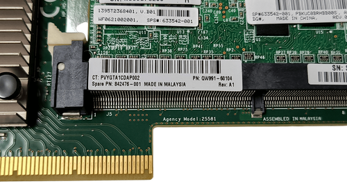 HP P1228 Dual Port 12GB SAS Raid Controller w/ 1GB Cache 842476-001 Full Height - Afbeelding 3 van 3