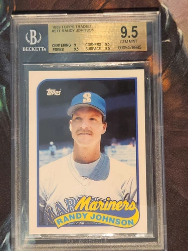 1989 Topps Traded - Randy Johnson #57T (RC) Graded BGS 9.5