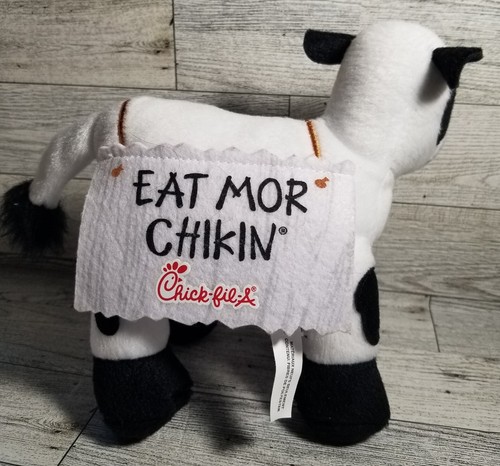 Chick-fil-A Plush Cow Doll Toy Eat Mor Chikin 6" Tall LIMITED EDITION 2021 - Picture 2 of 6