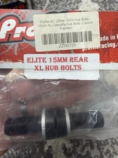 PROFILE RACING BMX 15mm Bolts For Elite And AC2