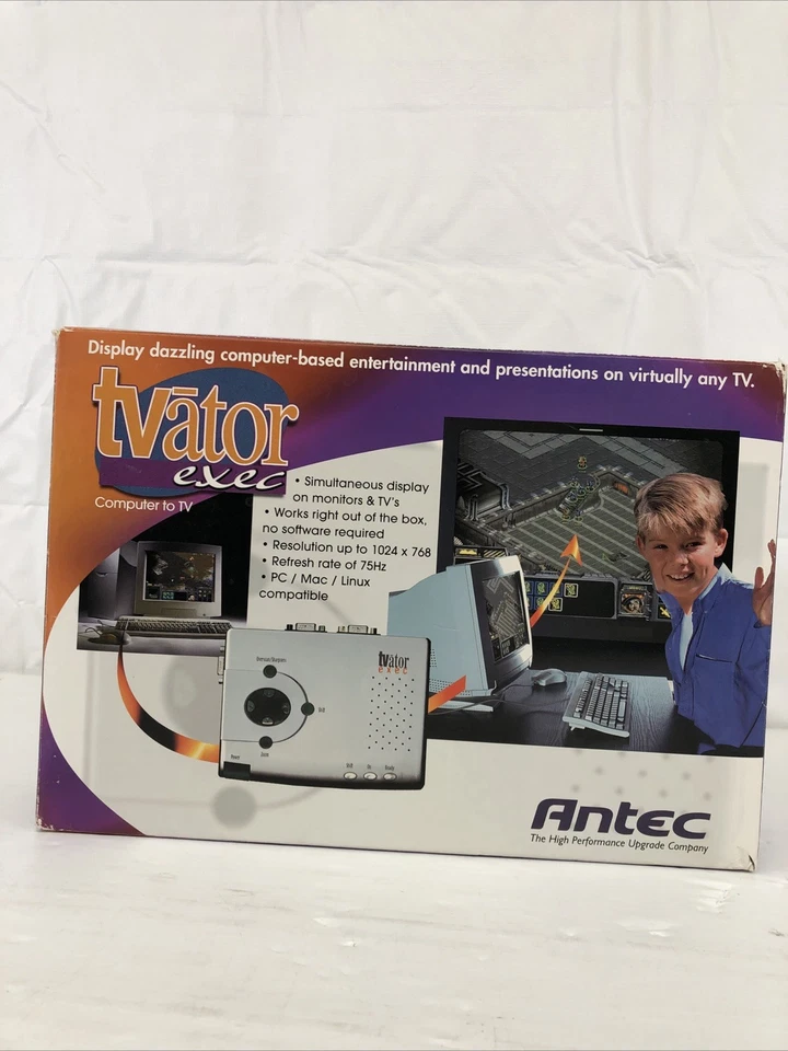Antec TVator Exec-Model K0C3-Computer To TV-Play PC Games On TV 2000 New Sealed! - Image 3 of 3
