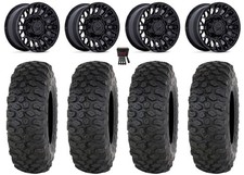 MSA Clubber 15" Wheels Black 32" Chicane DS Tires Textron Wildcat XX