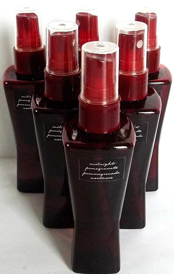 Bruma de fragancia Bath Body Works MIDNIGHT POMEGRANATE, tamaño de viaje, 3 oz, NUEVA X 6 Foto 2 de 4