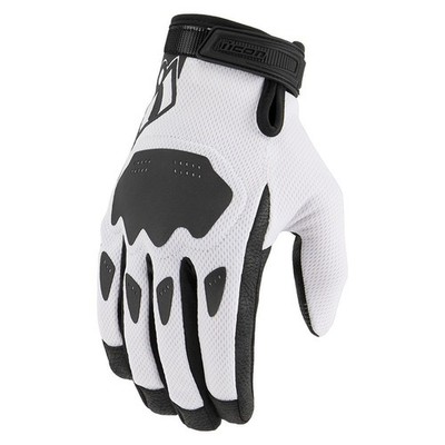 Icon Hooligan CE Gloves - White - Men's Size 3XL