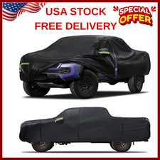 Car Cover Custom Fit for Toyota Tacoma 2005-2023,6 Layers Truck Cover Waterpr...