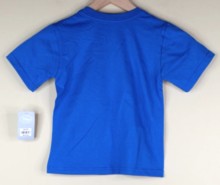 Disney Store Mickey Mouse Goofy Pato Donald Niños Camisa Manga Corta Azul XXS Foto 3 de 4