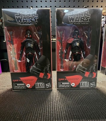 Star Wars TBS 6'' PURGE STORMTROOPER Fallen Order Gamestop Exclusive LOT OF (2)