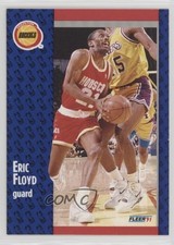 1991-92 Fleer Blank Back Sleepy Floyd Eric Floyd #74 0w8f