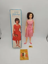 Judy Littlechap Doll teen Sister 13" Original Box#1100 Remco 1963 w/stand