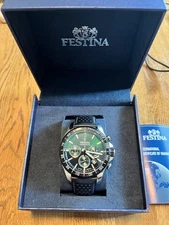 Festina F20561/5 Timeless Chronograph Mens Watch 45mm 10ATM