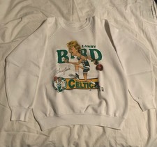 Vintage 80’s Larry Bird Boston Celtics Caricature Sweatshirt Salem Made in USA
