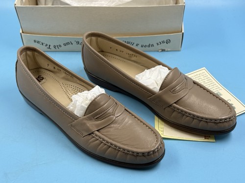 NEW Women's SAS Tripad Comfort Loafer Slip On Shoes Sz 9 Cream/ Made In USA - Picture 7 of 12