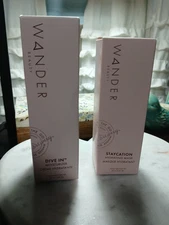 Wander Beauty DIVE IN Moisturizer 1.69oz + Staycation Hydrating Mask 2oz Set