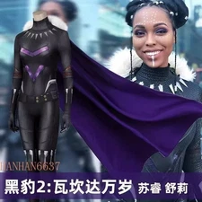 Black Panther 2：Wakanda Forever Cosplay Costume Jumpsuit Tight Bodysuit Anime